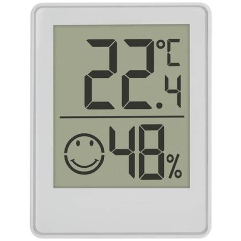 TFA Dostmann Digitales Thermo Hygrometer Thermo hygromètre blanc