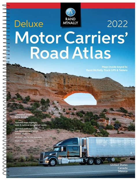 Buy Rand Mcnally Deluxe Motor Carriers Road Atlas Rand Mcnally