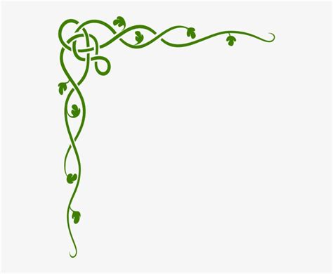 Green Vine Border Clip Art At Vector Clip Art Online | Images and ...