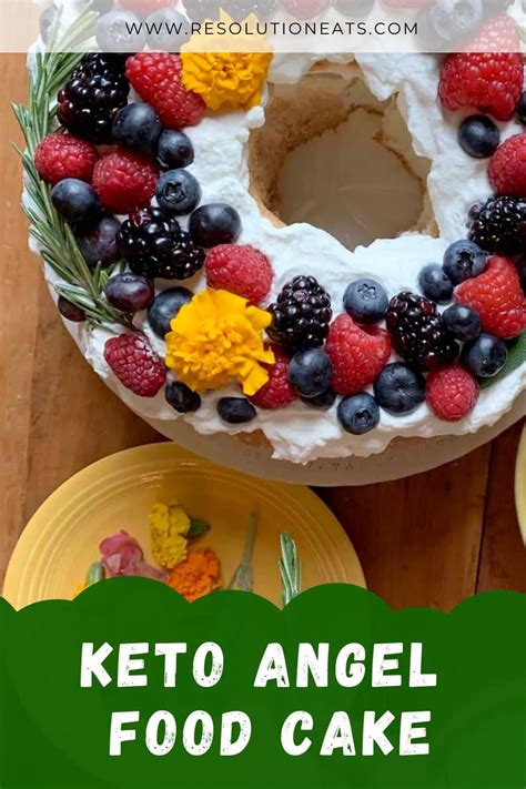 Keto Angel Food Cake Recipe Angel Food Angel Food Cake Toppings Food