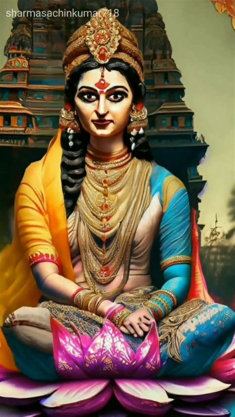 Pin By Yugal Pandit On Hindu Goddesses In Hindu Art Hindu Goddess