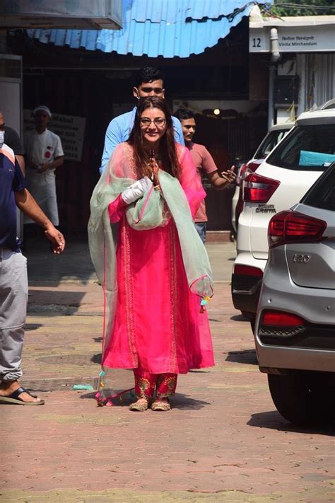 Kajal Aggarwal Snapped Leaving Her Residence For Her Big Day Wedding