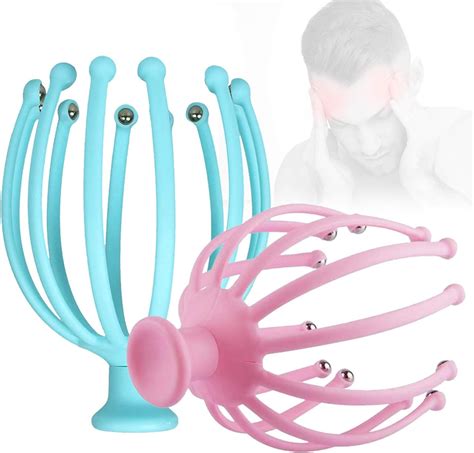 Head Scalp Massager For Headache Relief Scalp Stress Relax Protable Head Massager