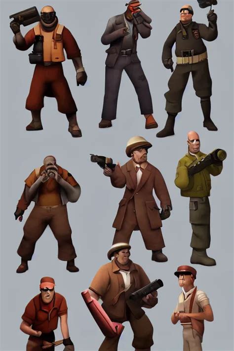 Team Fortress 2 Character Art By Moby Francke Stable Diffusion