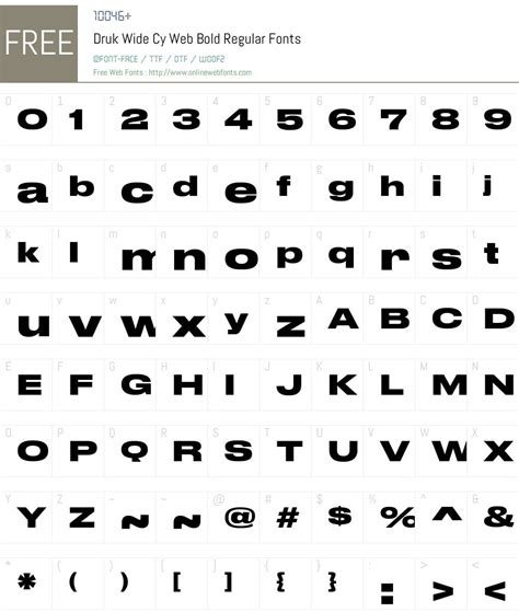 Druk Wide Cy Web Bold Regular 11 2017 Fonts Free Download