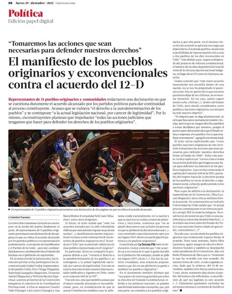 Portadas Chile on Twitter ÚLTIMOMINUTO ℹ Octubrismo Return