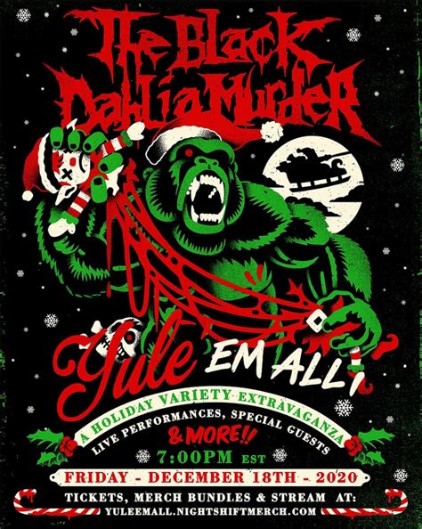 THE BLACK DAHLIA MURDER、クリスマス配信ライヴ"Yule 'Em All"開催決定！「Sunless Empire」映像
