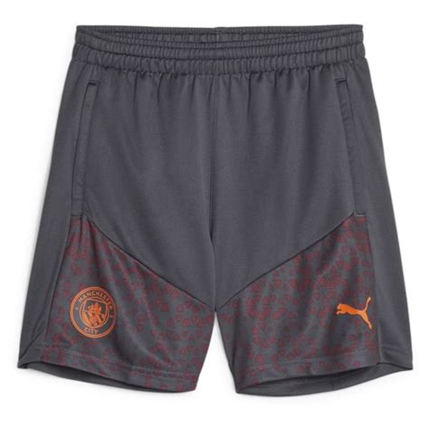 Manchester City Treningsshorts Gr Oransje Barn Unisportstore No