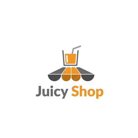 Premium Vector | Minimal juice shop logo and juice shop logo design ...