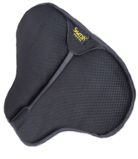 Skwoosh Classic Saddle Motorcycle Gel Seat Cushion Cooling Mesh