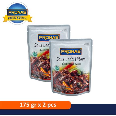 Jual Pronas Stir Fry Sauce Lada Hitam G Bundling Pcs Shopee