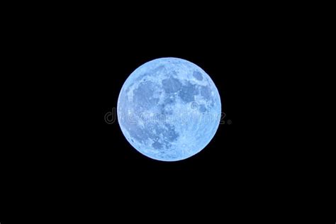 Gorgeous View of a Blue Moon - Rare Occurrence of a Blue Moon in the ...