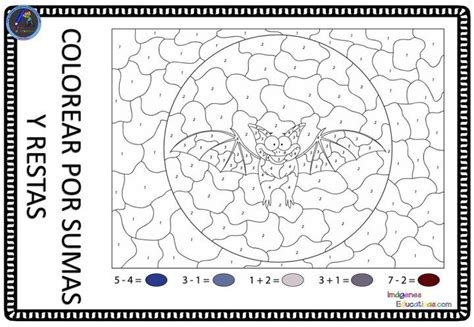 101 Fichas Para Colorear Con Operaciones Matemáticas Imagenes Educativas Samu Haber