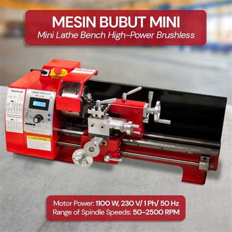 Jual Mesin Bubut Kayu 1100w Brushless Mini Lathe Bench Wood Metal MX