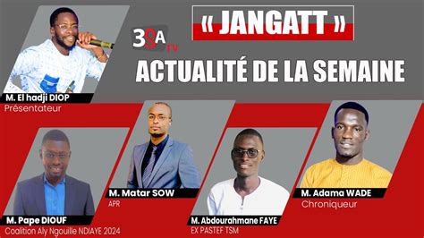 Jangatt Dialogue Les Pr Sidentielles Pour Le Juin Tous Les