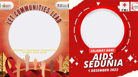 Link Twibbon Hari Aids Sedunia Simak Cara Buat Dan Bagikan Di