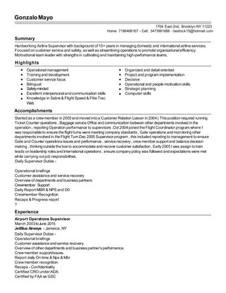 Gonzalo Mayo Resume Pdf