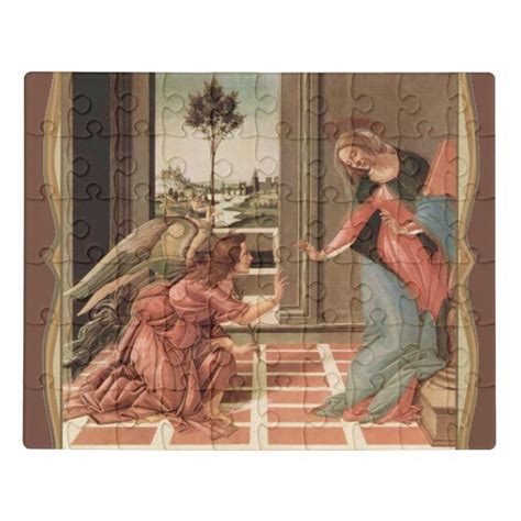 Angel Gabriel And Mary Jigsaw Puzzle The Annunciation Fine Arts