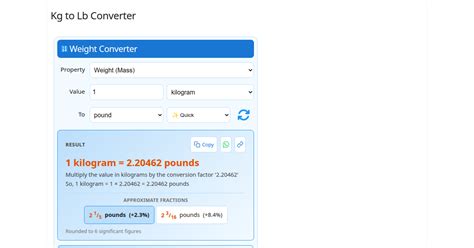 182 Pounds to Kilograms = 82.55 kg | CoolConversion