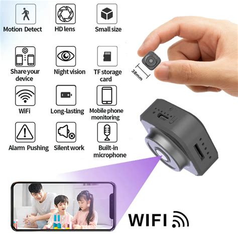 Mini Wifi Kamera HD 1080P Kablosuz Kamera Ev G Venlik Hareket Alg Lama