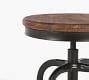 Leary Reclaimed Wood Swivel Counter Stool Pottery Barn