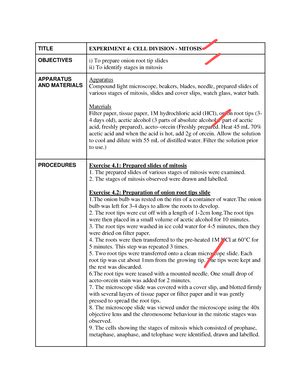 LAB Report EXP 1 SEM 1 Marked TITLE Experiment 1 Basic