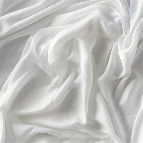 Premium AI Image | Seamless texture of white fabric