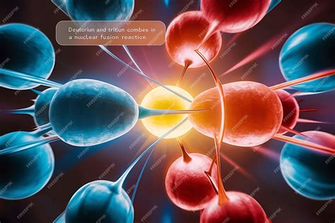 Deuterium and tritium combining Educational diagram illustrating the ...