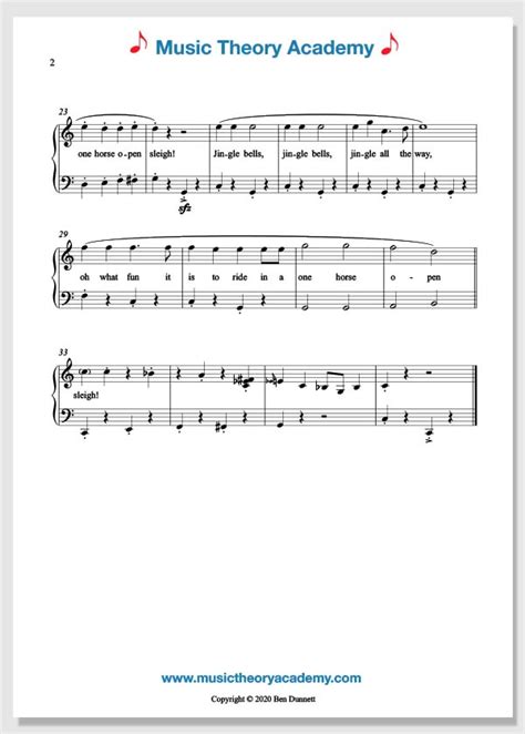 Jingle Bells For Recorder Easy Version Free Sheet Music