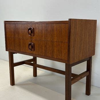 Scandinavisch Vintage Teak Fineren Ladekast Jelleing Ladekast