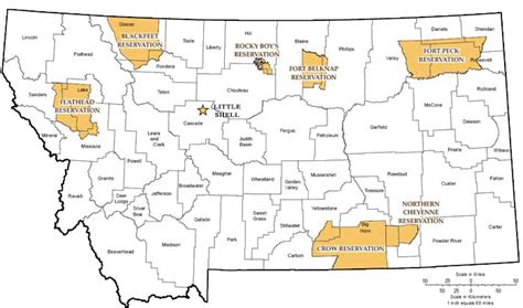 Montana Native American Tribes Map - Share Map