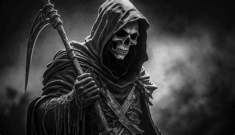 Premium Ai Image The Grim Reaper