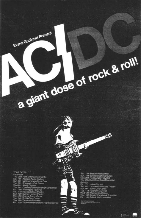 acdcbell: ac dc tour poster Tour Posters, Gig Posters, Band Posters ...