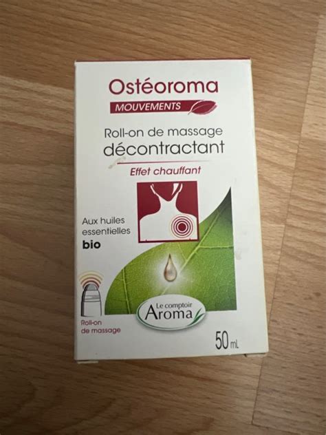 Le comptoir Aroma Ostéorama Roll on décontractant effet chauffant