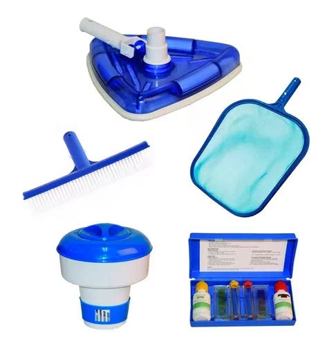 Kit Limpieza Alberca Piscina Barredora Red Cepillo Dosifi Envío gratis