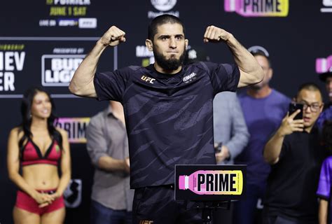 Islam Makhachev Ufc 302 Ceremonial Weigh Ins Mma Junkie