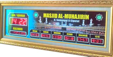 081559817443 Jam Digital Masjid Murah Bergaransi