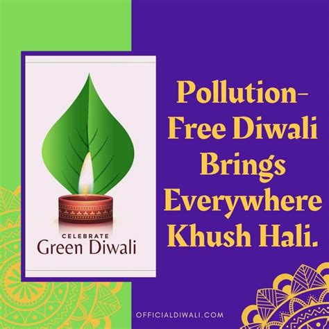 2022 Eco Friendly Diwali Slogan, Quotes - Official Diwali