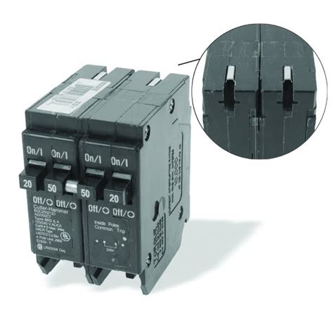 Cutler-Hammer 50-20 Amp Interchangeable Circuit Breaker | HD Supply