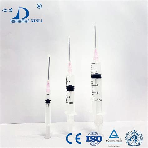 Hot Selling Disposable Sterile Auto Destruct Syringe For Injection Luer