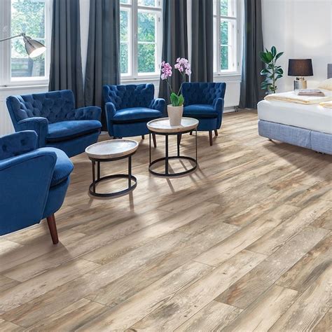 Pergo Portfolio Barnwood Pine Water Resistant Wood Plank Laminate Flooring In The Laminate