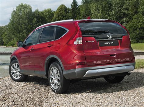 2015 2016 Honda CR V Facelift Rendered Autoevolution