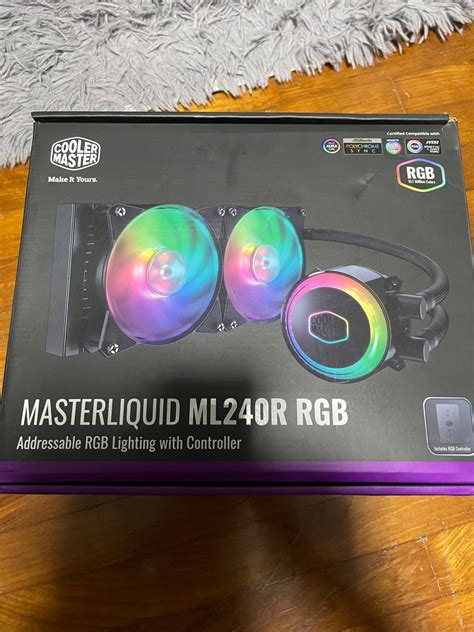 Masterliquid ML240R RGB, Computers & Tech, Parts & Accessories ...