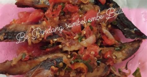 Resep Be Pindang Tongkol Sambel Embe Oleh Dera Balipa Cookpad