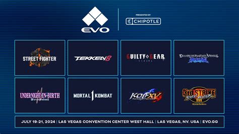 EVO 2024 title lineup announced - Gematsu