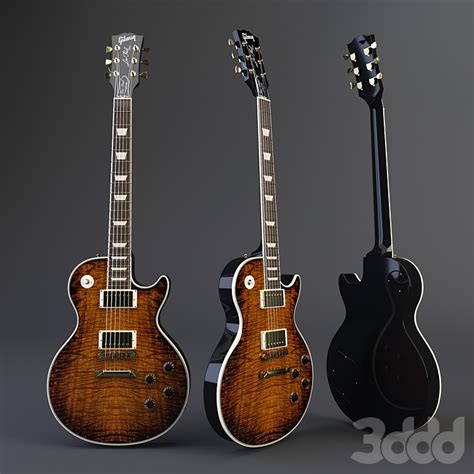 Gibson Les Paul Custom - Музыкальные инструменты - 3D модель