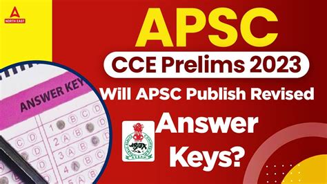 APSC CCE Prelims 2023 Will APSC Publish Revised Answer Keys APSC