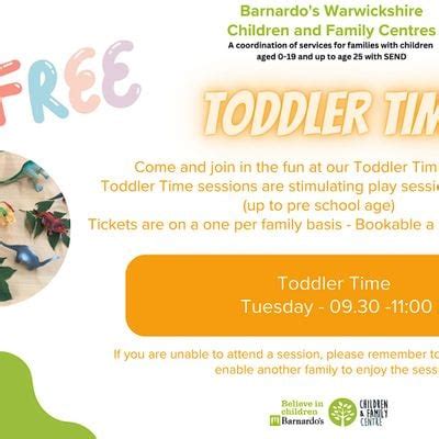 Toddler Time - Sydni Centre, The SYDNI Centre, Royal Leamington Spa ...