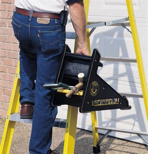 Ladder Leveler Lets You Use Ladder On Stairs and Uneven Surfaces