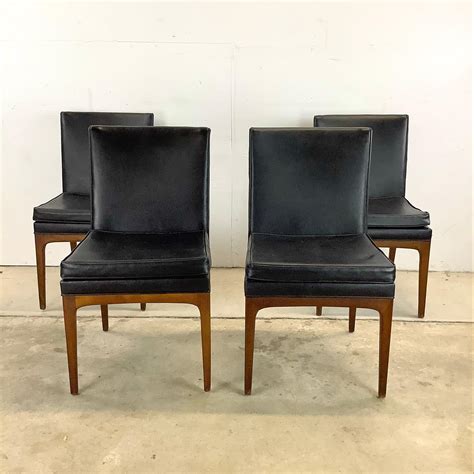 Vintage Modern Dining Chairs- Set of Four For Sale at 1stDibs